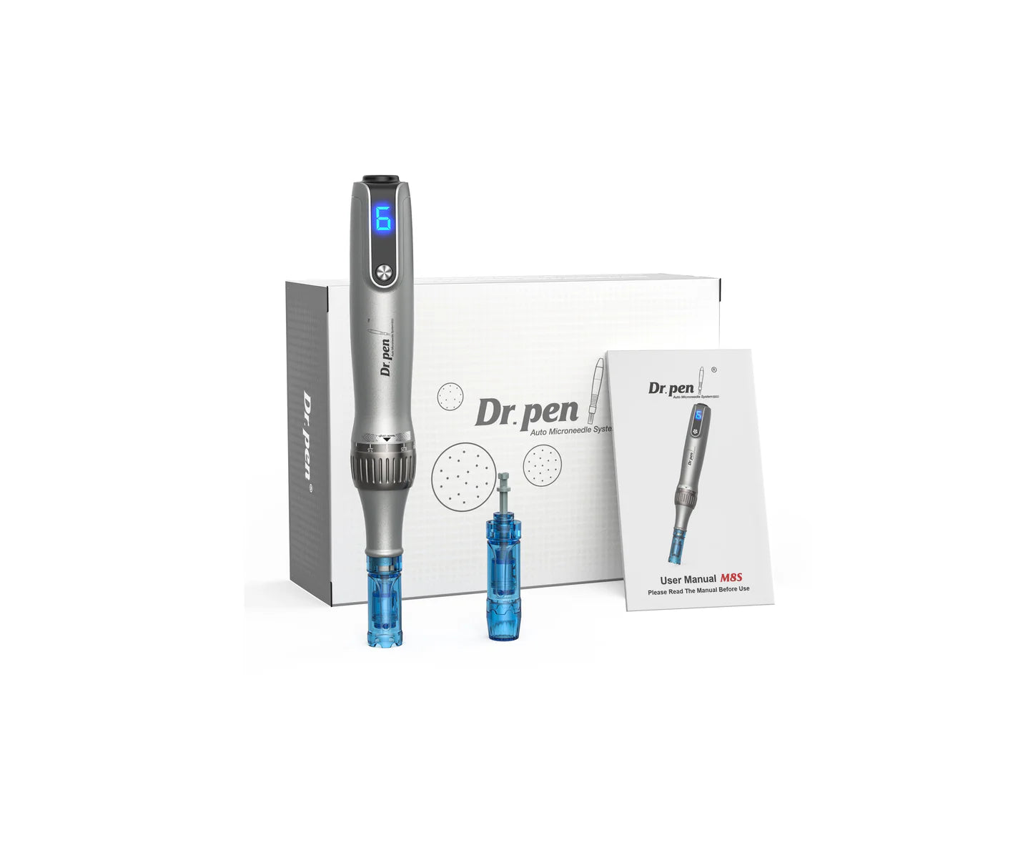 Dermapen Dr. Pen M8S Dermapen Wireless – Microneedling Profesional + 2Cartuse 18 Pins