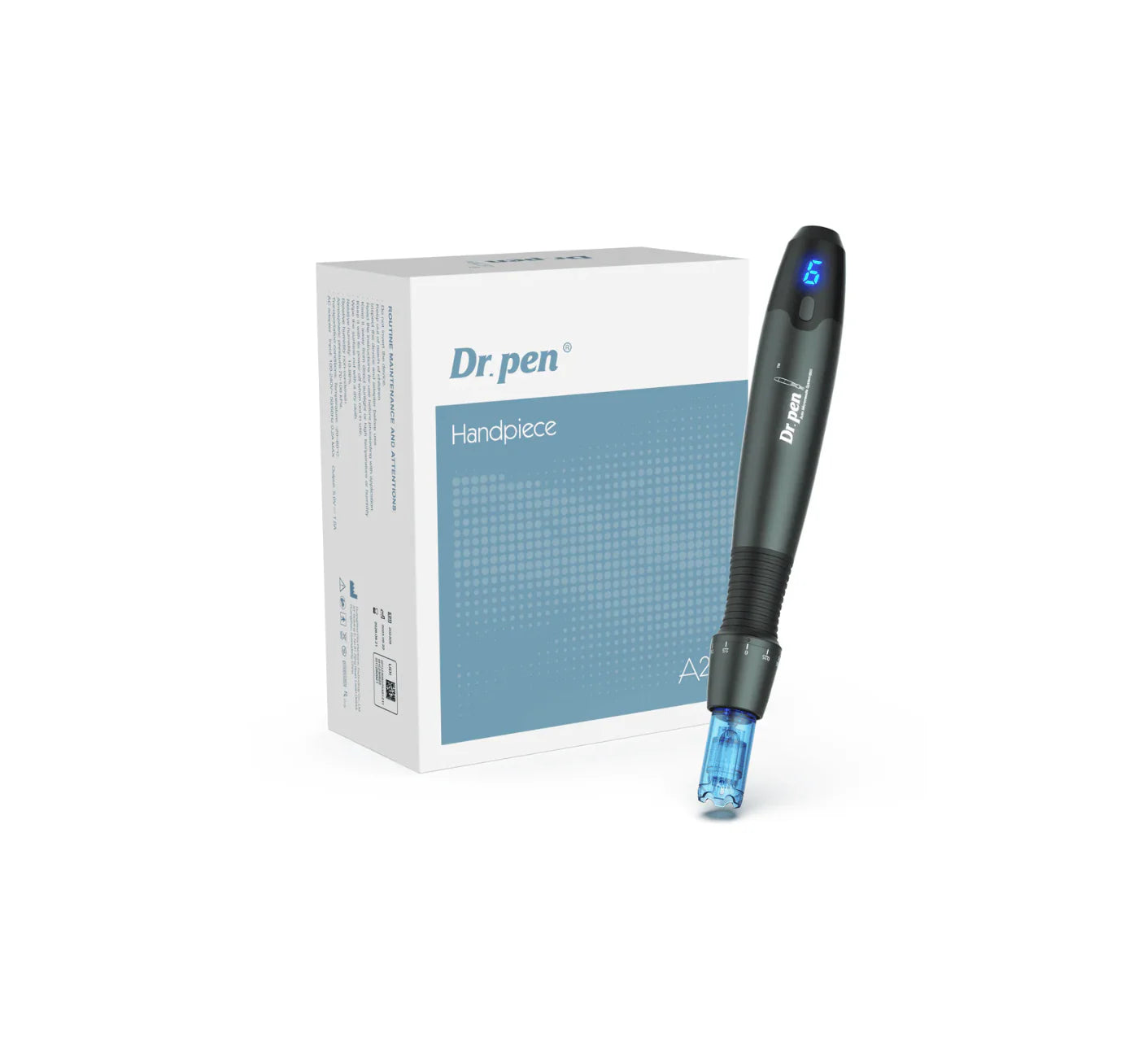 Dermapen Dr. Pen A20 – Microneedling Profesional cu Ecran LED, 6 Viteze, Wireless, 2026 +10 Cartuse 14H